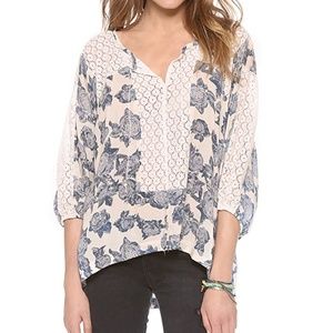 Free People Moon River Blouse - Floral